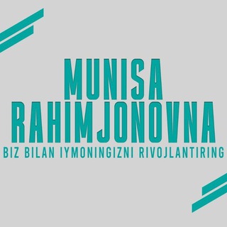 Telegram chat MUNISA RAHIMJONOVNA❤️ logo