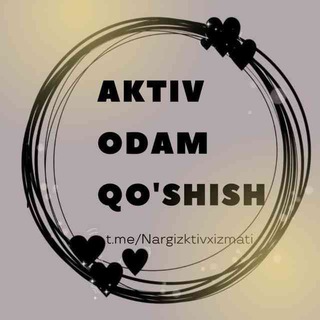 Telegram chat GURUHGA AKTIV ODAM QOSHISH logo