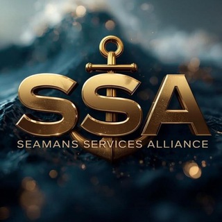 Telegram chat Морские Вакансии⚓️ Помощь морякам🤝 Seamans services alliance logo