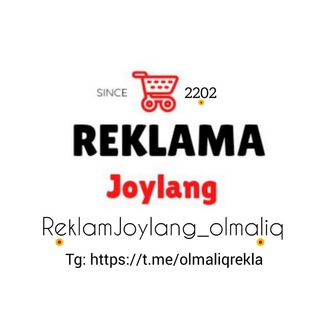 Telegram chat ReklamJoylang_olmaliq_toshkent viloyati boʻyicha logo
