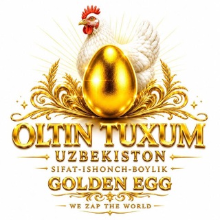 Telegram chat OLTIN TUXUM 🐔 rasmiy logo