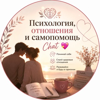 Telegram chat 👩‍❤️‍👨 Психология, отношения и самопомощь Chat 💖 logo