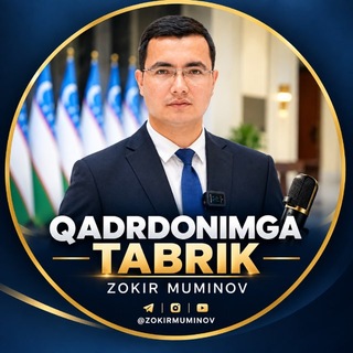 Telegram chat "Qadrdonimga tabrik" loyihasi logo