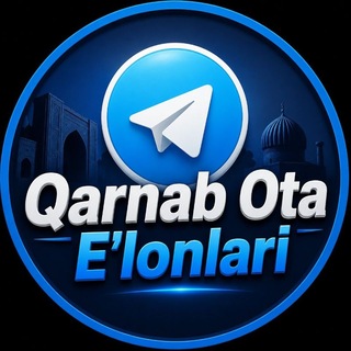 Telegram chat "ҚАРНАБОТА" ЭЪЛОНЛАРИ official logo