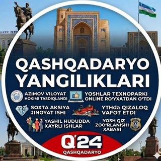 Telegram chat QASHQADARYO YANGILIKLARI logo