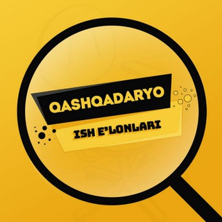 Telegram chat QASHQADARYO ISH ELONLARI / ҚАШҚАДАРЁ ИШ ЭЪЛОНЛАРИ logo