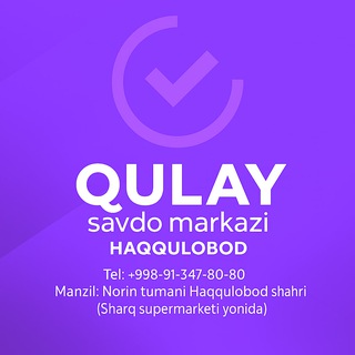 Telegram chat QULAY HAQQULOBOD   GOLD logo
