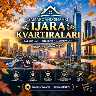 Telegram chat 🔑SAMARQAND KVARTIRA GROUP logo