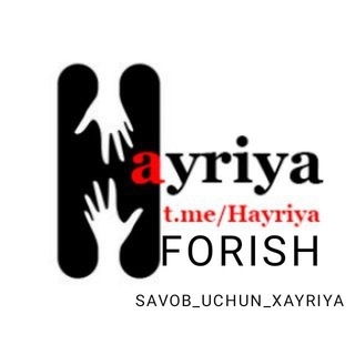 Telegram chat FORISH SAVOB UCHUN HAYRIYA logo