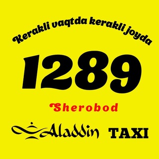 Telegram chat Sherobod Aladdin Tezkor yangiliklar logo