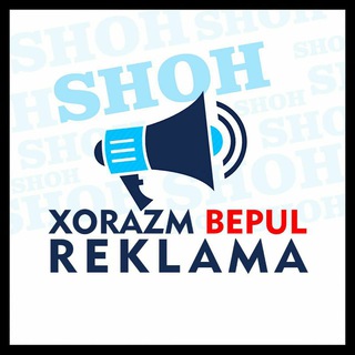 Telegram chat SHOH XORAZM BEPUL REKLAMA logo