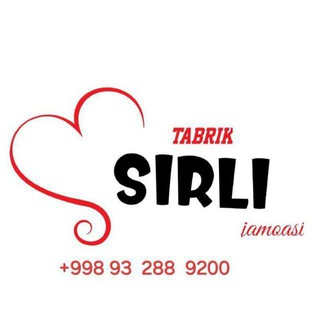 Telegram chat "SIRLI TABRIK" jamoasi logo