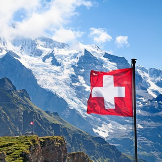 Telegram chat Швейцария Switzerland logo