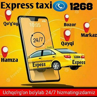 Telegram chat Express taxi 1268 (Uchqo‘rg‘on) logo