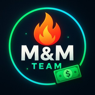 Telegram chat 𝑻𝑬𝑨𝑴 𝑴 & 𝑴 logo