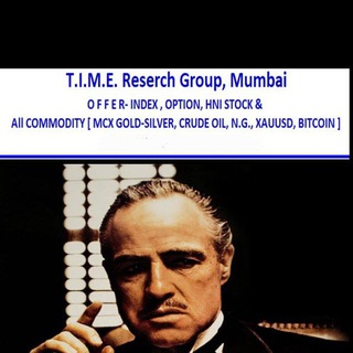 T.I.M.E Reserch NIFTY BANKNIFTY Option STOCK commodity Trade - Telegram Groups