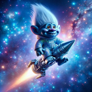 Telegram chat Trolltastic meme logo