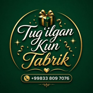Tugilgan Kun Tabriklar Dilisxorlar - Telegram Groups