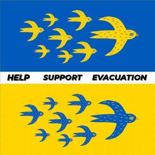 Telegram chat Допомога, підтримка, евакуація/ Помощь, поддержка, эвакуация/ Help, support, evacuation logo