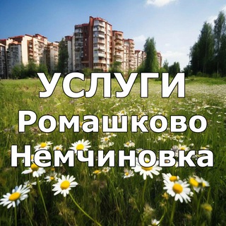 Telegram chat УСЛУГИ Ромашково Немчиновка logo