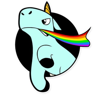 Telegram chat PRO UX/UI unicorn logo