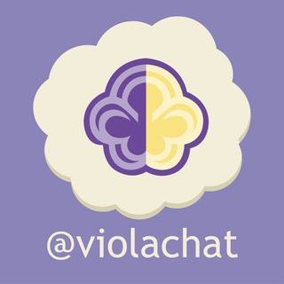 Telegram chat Viola English chat logo