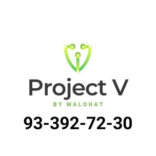 Telegram chat Project ,,V,, tabiiy mahsulot logo