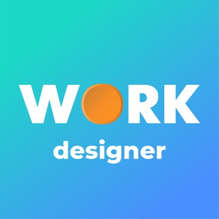 Telegram chat WORK designer logo