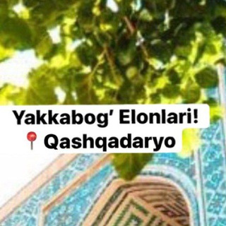 Telegram chat YAKKABOG‘ E'LONLARI logo