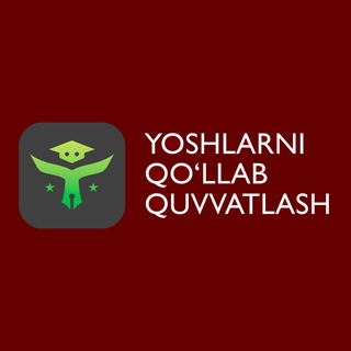 Telegram chat Yoshlarni qo'llab-quvvatlash|Rasmiy kanal logo