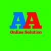 Telegram chat A A ONLINE SOLUTION Official logo