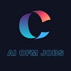 Telegram chat AI OFM jobs logo