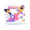 Telegram chat EngagementBoost logo