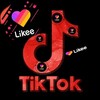 Telegram chat Likee tik tok logo