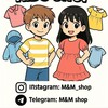 Telegram chat M&M kids shop online magazin Toshkent shahar logo