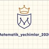 Telegram chat Matematik yechimlar 2020 logo