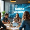 Telegram chat OnlineVisibility logo