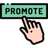 Telegram chat Promote yourself for free logo