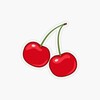 Telegram chat Red Cherry Chat logo