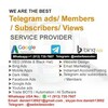 Telegram chat Website Development/ Facebook ads/ Google Ads / Lead generation/ bulk WhatsApp/ SEO and many more logo
