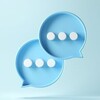 Telegram chat Talk1M logo
