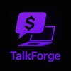 Telegram chat TALKFORGE logo