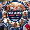 Telegram chat USA Dating ❤️ Singles & Chat 🇺🇸 logo