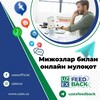 Telegram chat UZEX Feedback logo