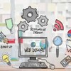 Telegram chat WebDesign logo